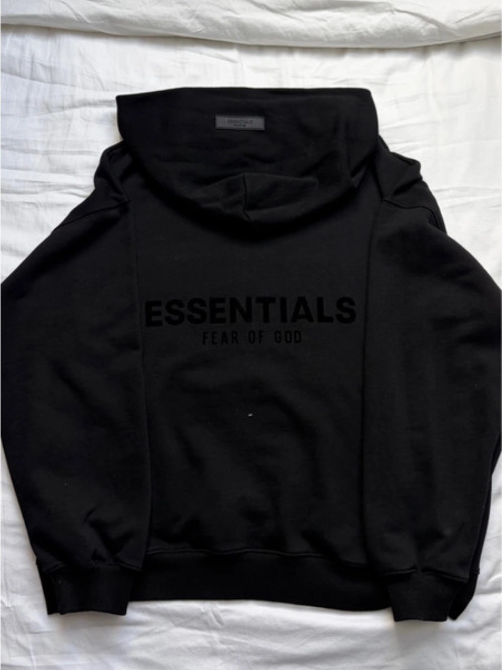 New Essentials Fear of God Black Hoodie